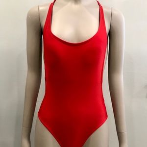 NWOT Baywatch Red One Piece